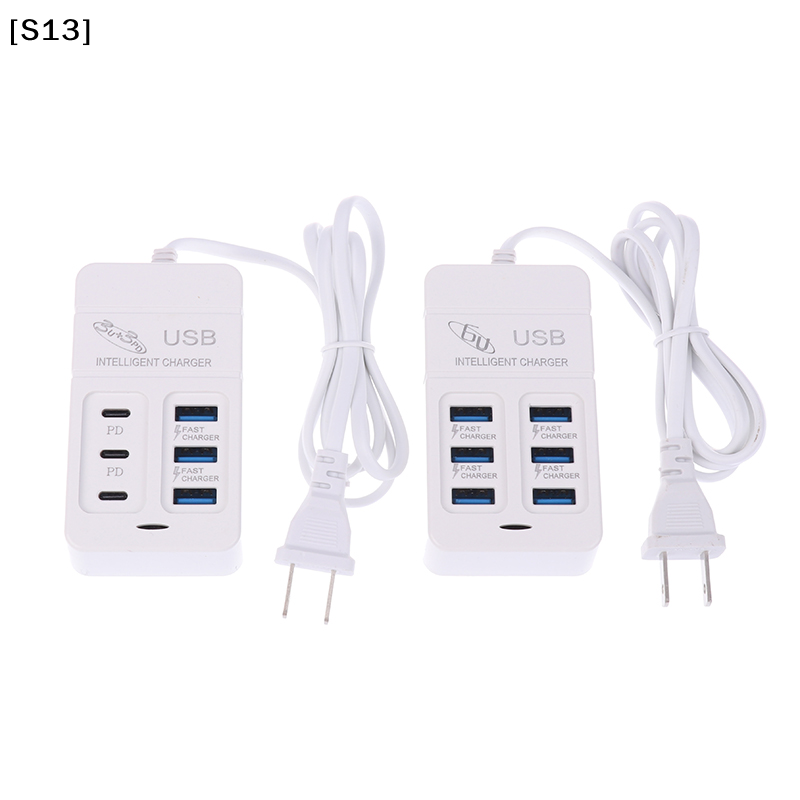 Gadget Q - 1PC US Plug 6Ports Multiport USB