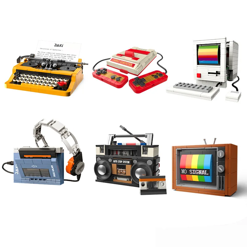 Electric Gadget - Retro DIY Building Blocks TV Radio