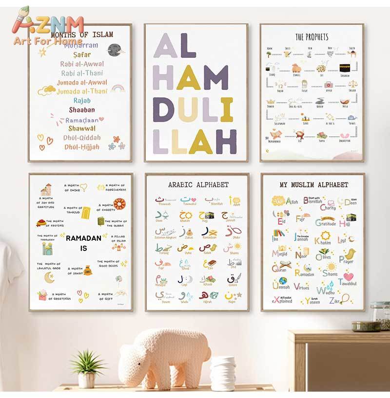Gadget Q - Islam Muslim Prophets Arabic Alphabet Allah