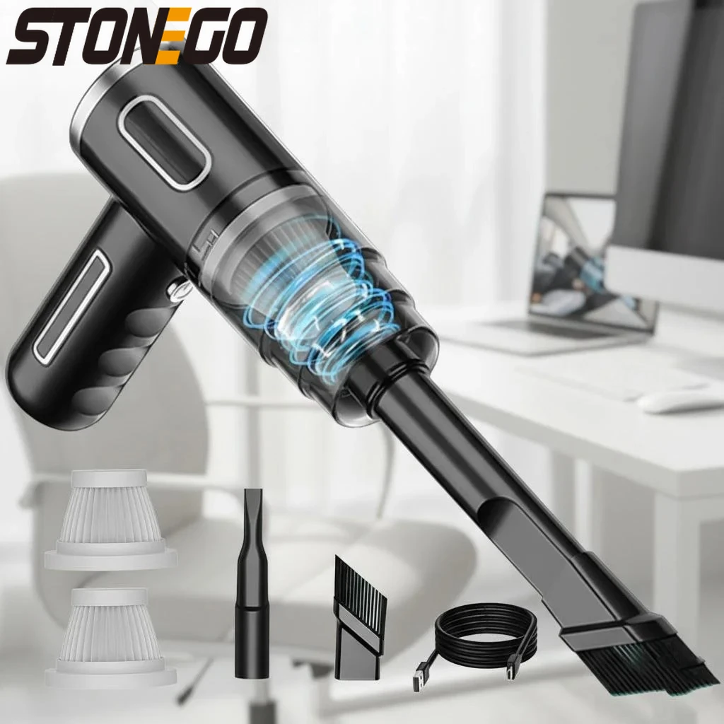 Wireless Keyboard Mini - High Power Cordless Handheld Car Vacuum