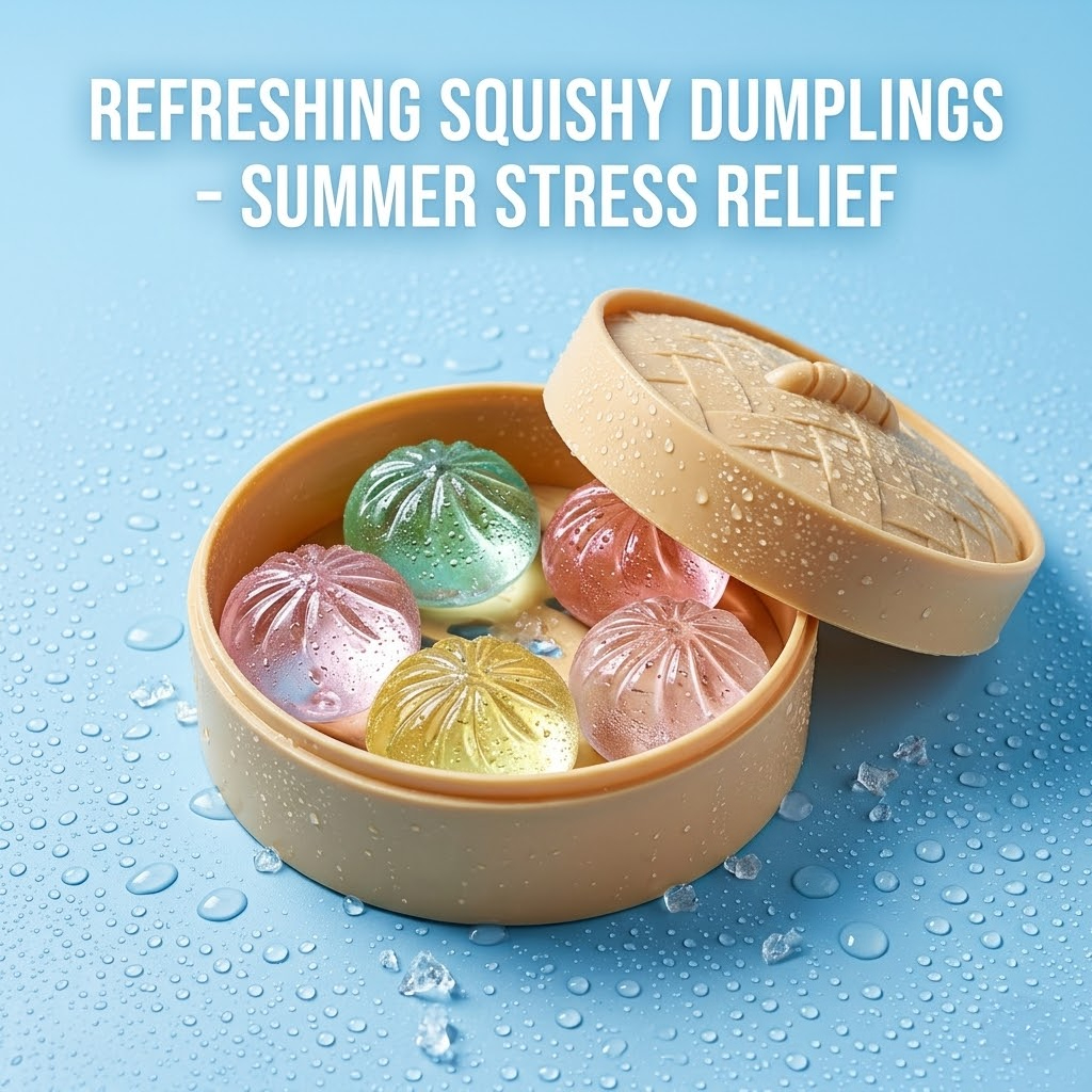 Electronics Latest Gadgets - 5Pcs Soft Squeeze Mini Dumplings Steamer