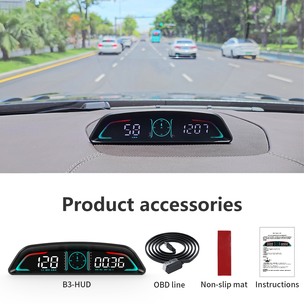 HD Smart Car HUD GPS Speedomet - Electronics Gadgets Wholesale ulasan dan harga