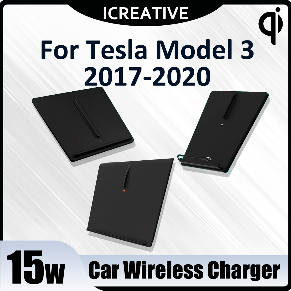 Wireless Car Charger for Tesla - Wireless Phone Charger Pad ulasan dan harga