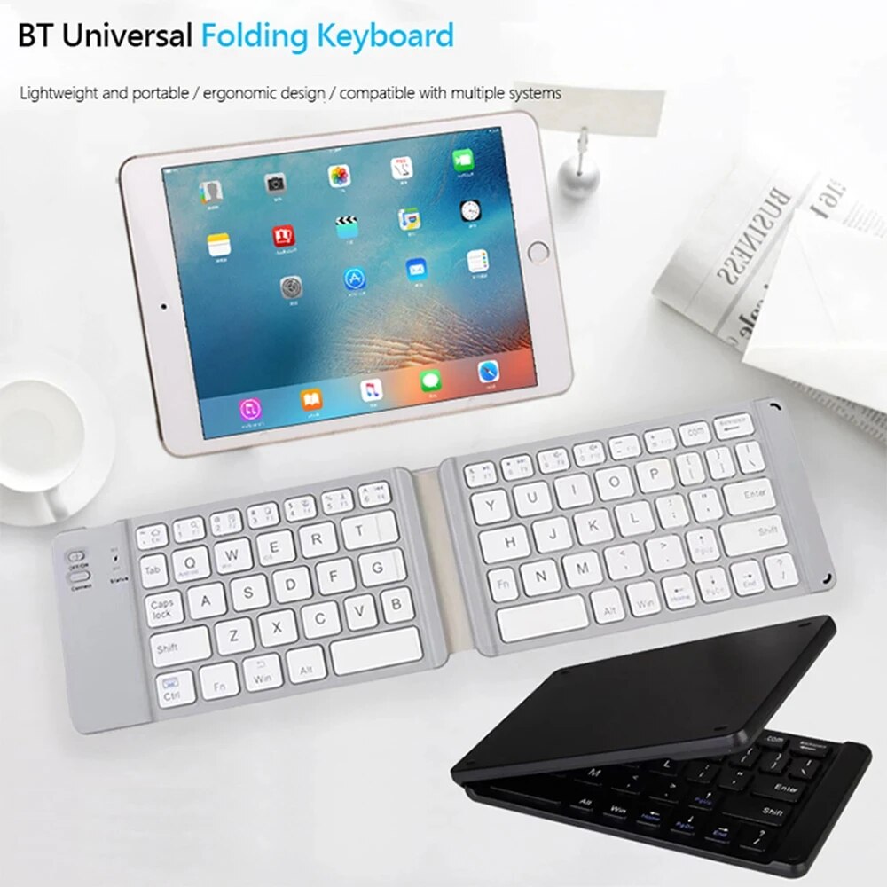 Folding Bluetooth Keyboard For - Wireless Keyboard Mini ulasan dan harga