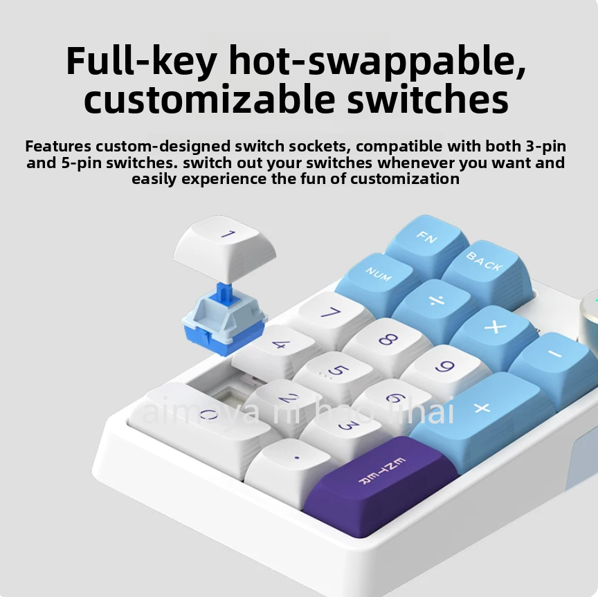 Kzzi K20 Mini Keypad Three Mod - Wireless Keyboard Mini ulasan dan harga