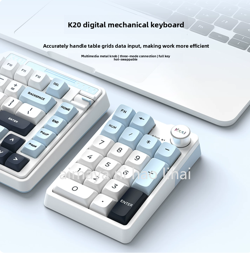Kzzi K20 Mini Keypad Three Mod - Wireless Keyboard Mini ulasan dan harga