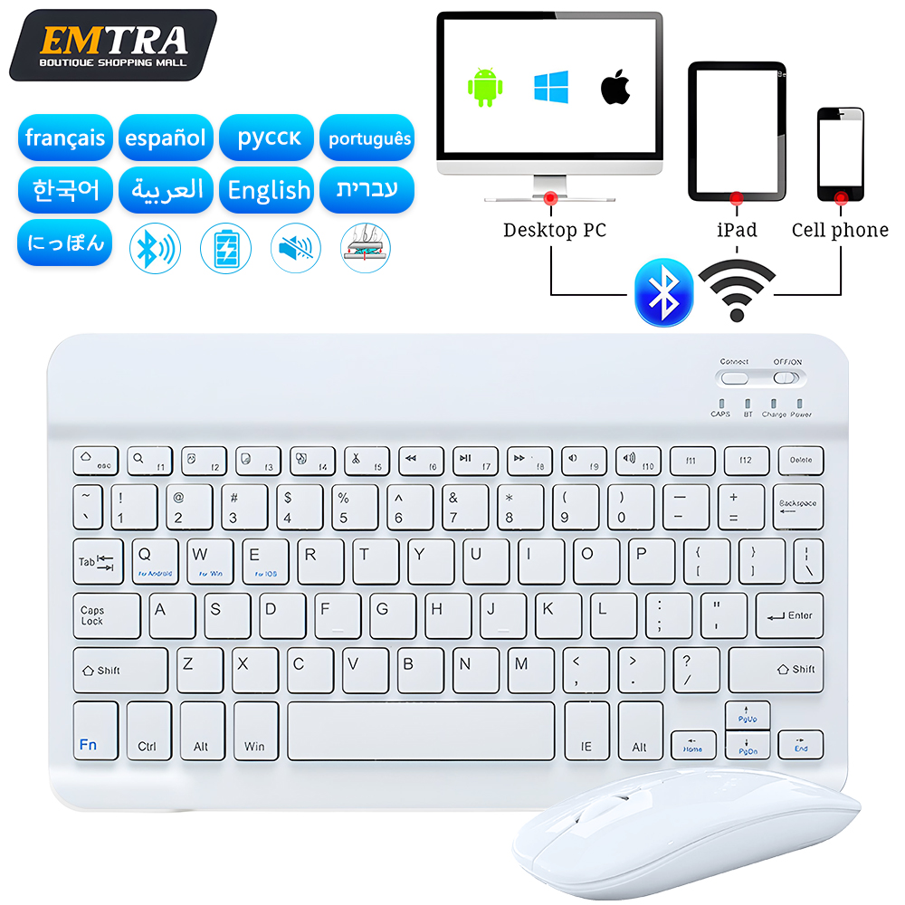 EMTRA Wireless Keyboard Blueto - Wireless Keyboard Mini ulasan dan harga