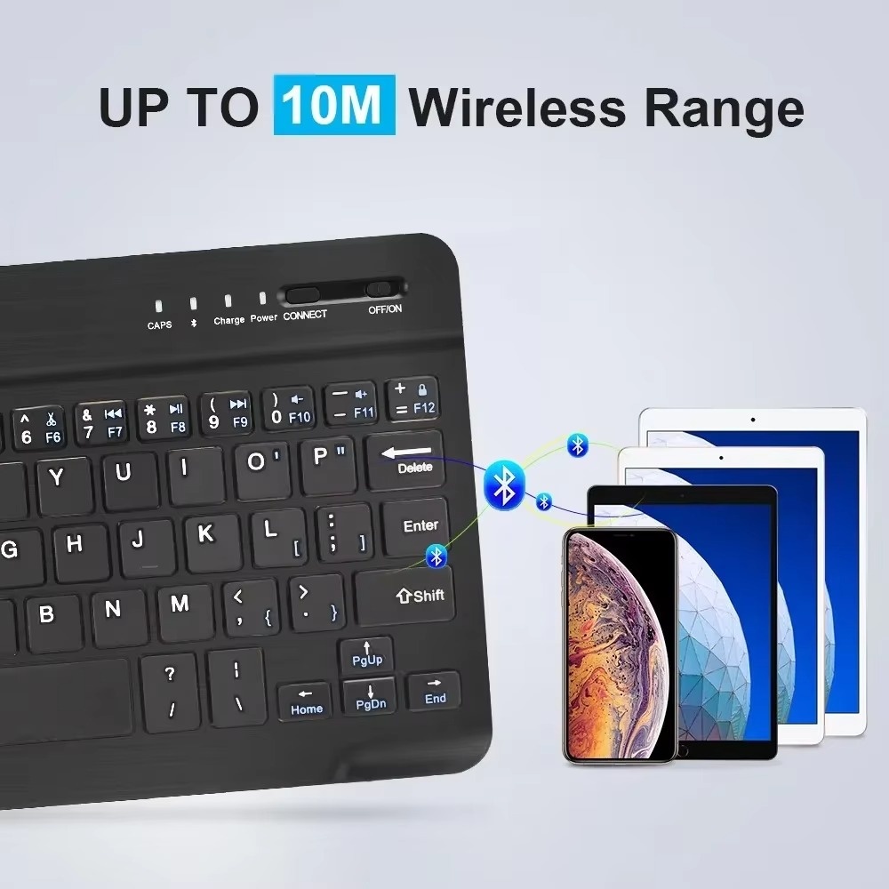 Bluetooth 5.0 Wireless Keyboar - Wireless Keyboard Mini ulasan dan harga