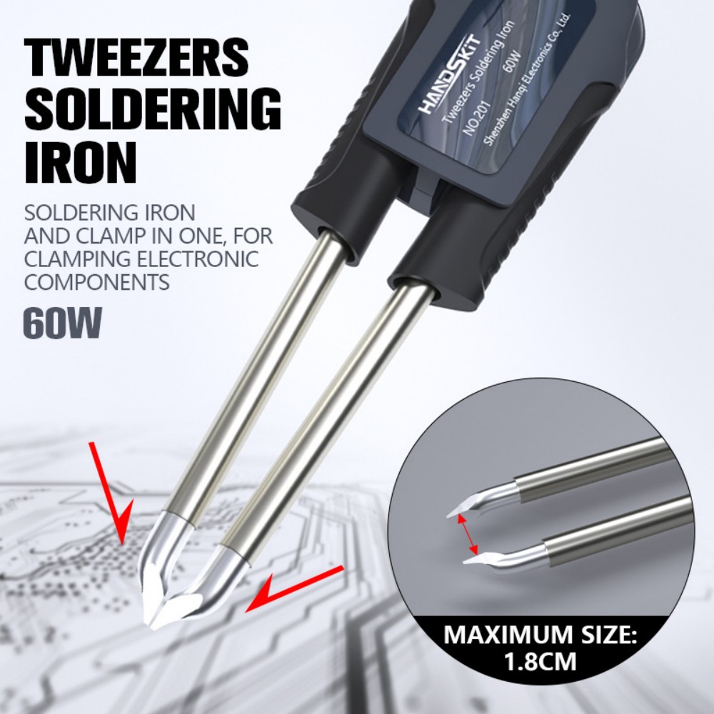 T12 Soldering Tweezer Handle – - Electronic Gadgets ulasan dan harga