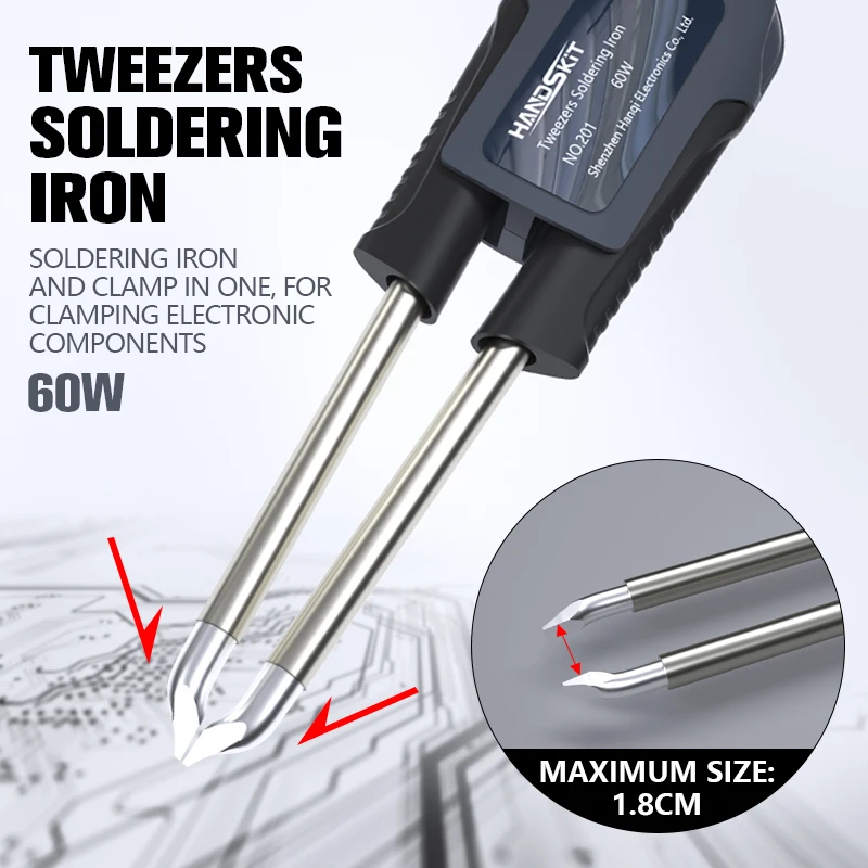 T12 Soldering Station Tweezers - Electronic Gadgets ulasan dan harga