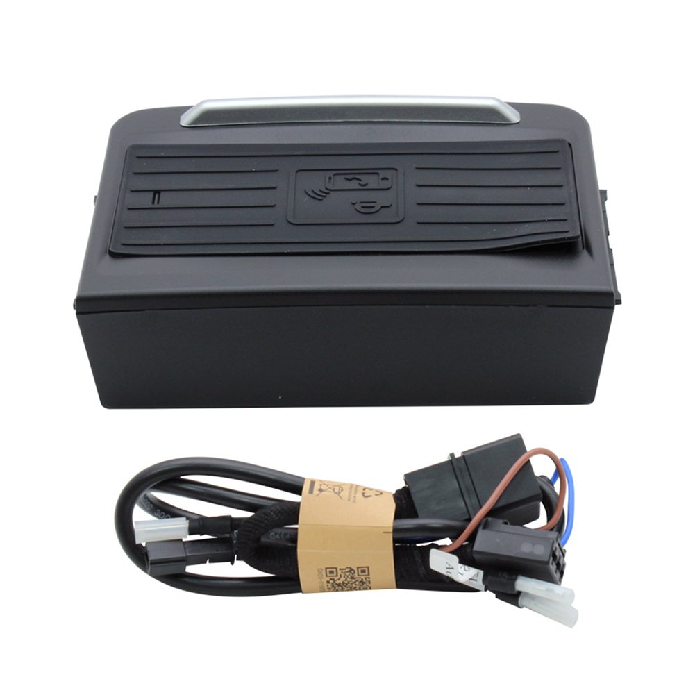 Car Console Storage Box Phone  - Wireless Phone Charger Pad ulasan dan harga