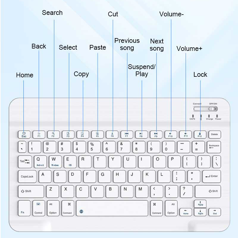 Mini Bluetooth Keyboard Mouse  - Wireless Keyboard Mini ulasan dan harga