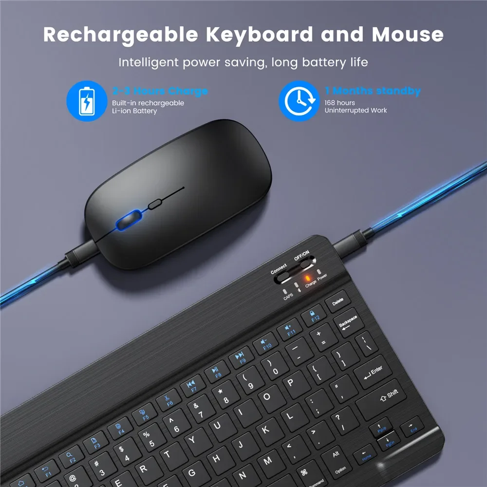 10 inch Bluetooth Wireless Key - Wireless Keyboard Mini ulasan dan harga