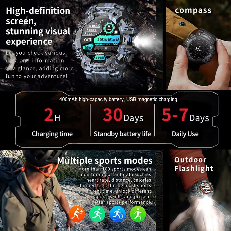 2026 Smart Watch Sport Outdoor - Electronics Gadgets Wholesale ulasan dan harga