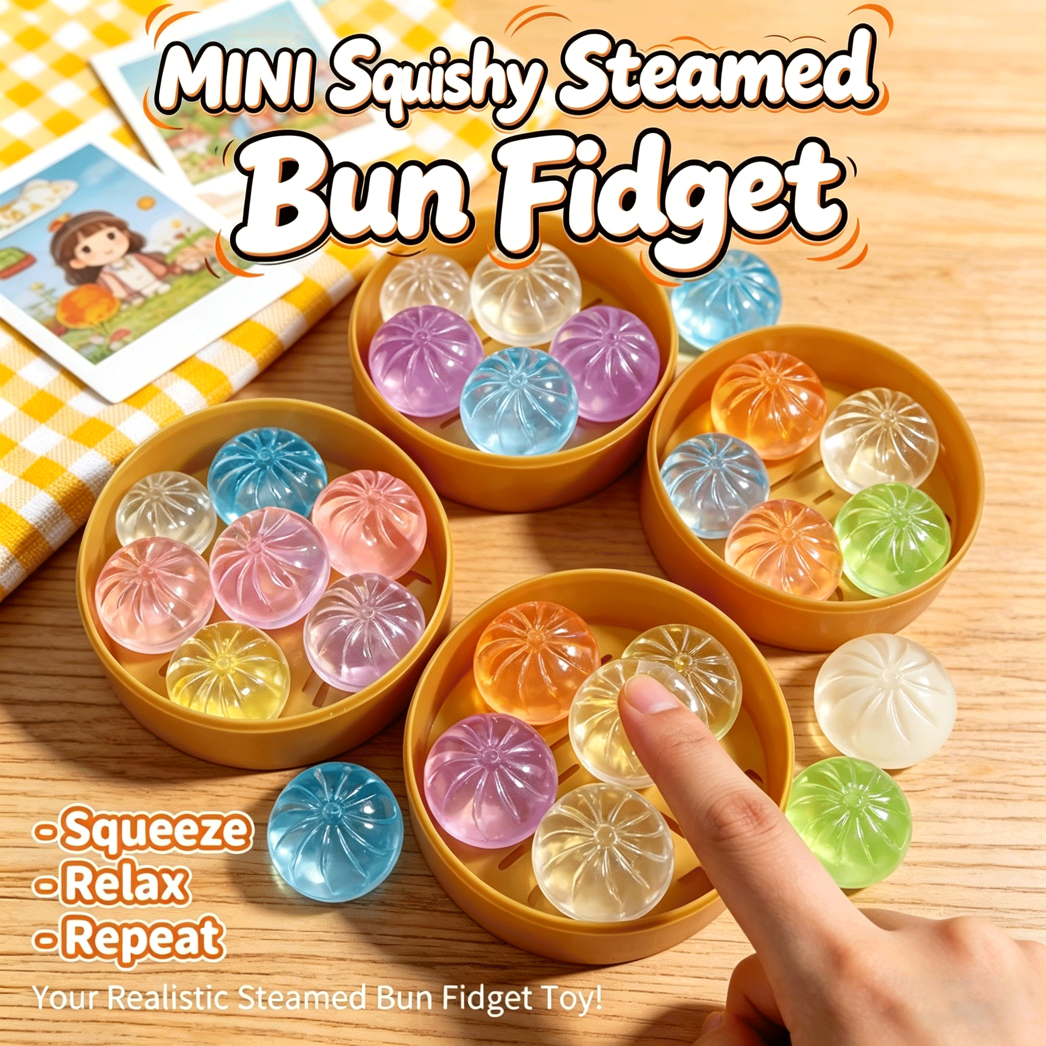 Mini Glitter Dumpling Squishes - Electronics Latest Gadgets ulasan dan harga