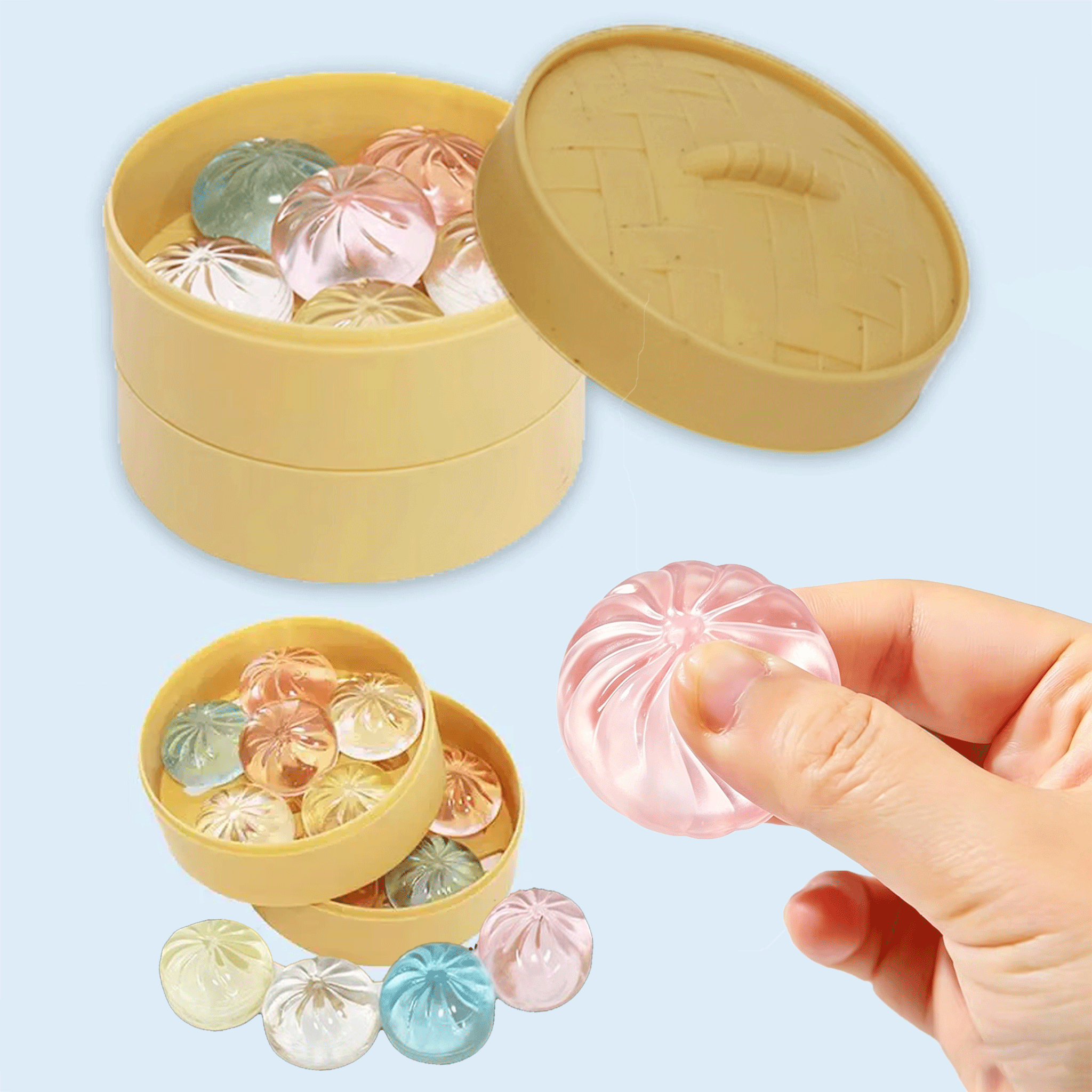 Mini Glitter Dumpling Squishes - Electronics Latest Gadgets ulasan dan harga