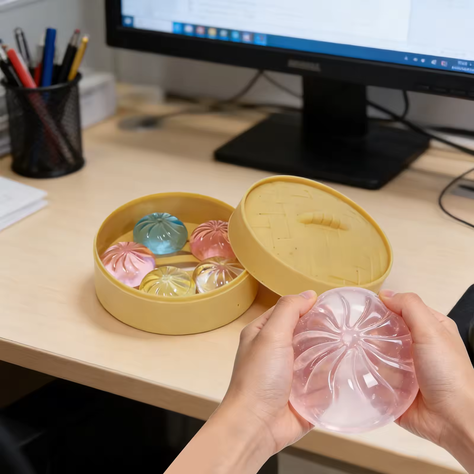 Mini Glitter Dumpling Squishes - Electronics Latest Gadgets ulasan dan harga