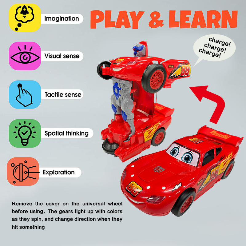 Red racing car transformation  - Electric Gadget ulasan dan harga