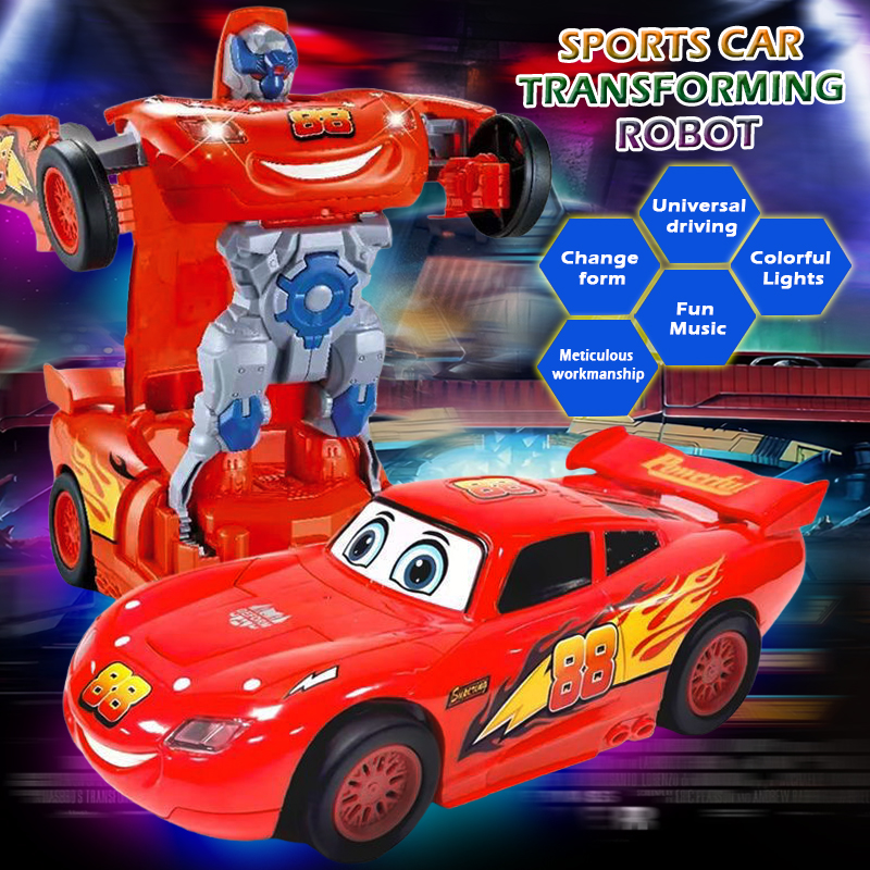 Red racing car transformation  - Electric Gadget ulasan dan harga