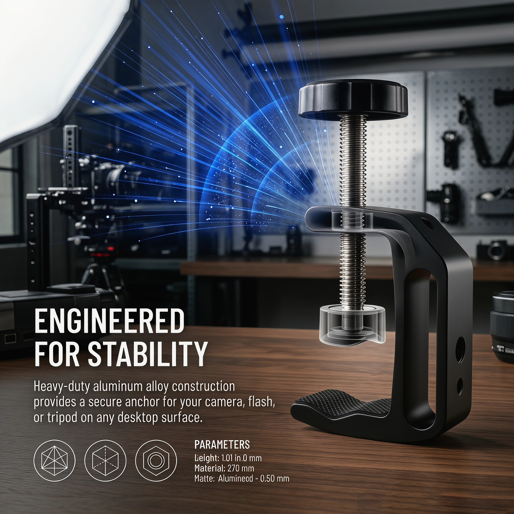Large Aluminum Alloy C-Clamp Q - Gadget Q ulasan dan harga