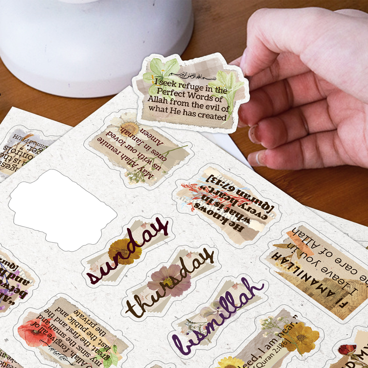 4sheets-50stickers Quranic Phr - Gadget Q ulasan dan harga