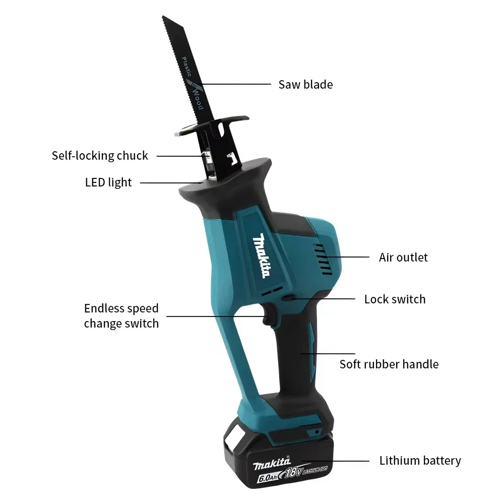 Makita DJR189 18V Cordless Ele - Electric Gadget ulasan dan harga