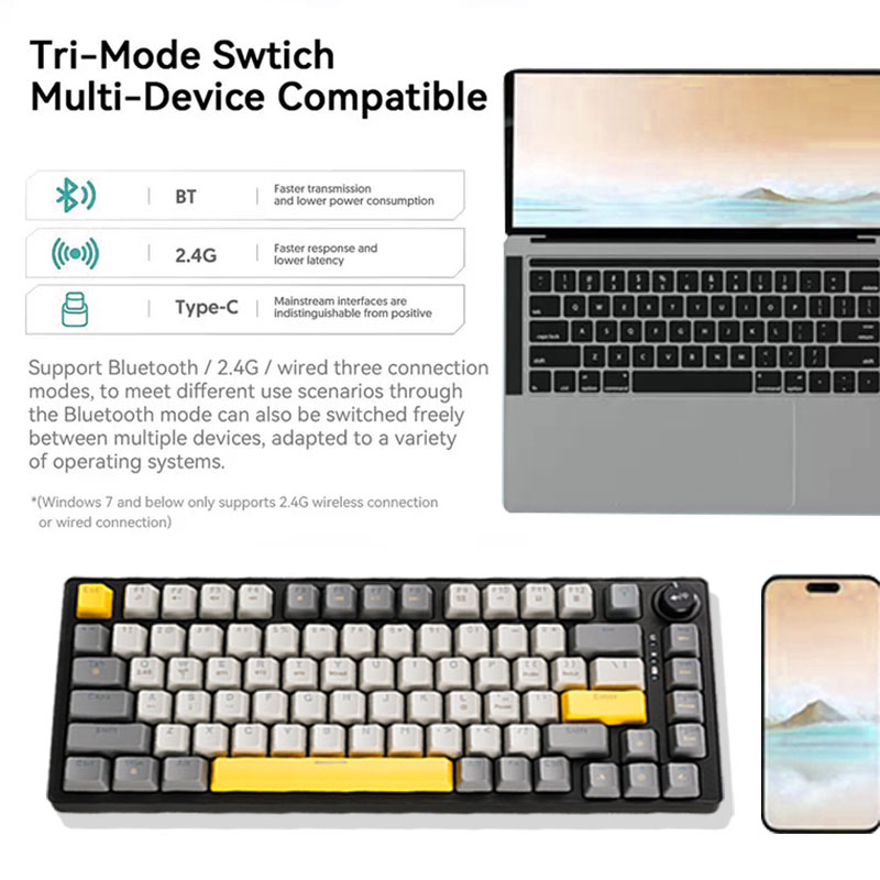 Gianteeth Shark Low Price Cust - Wireless Keyboard Mini ulasan dan harga
