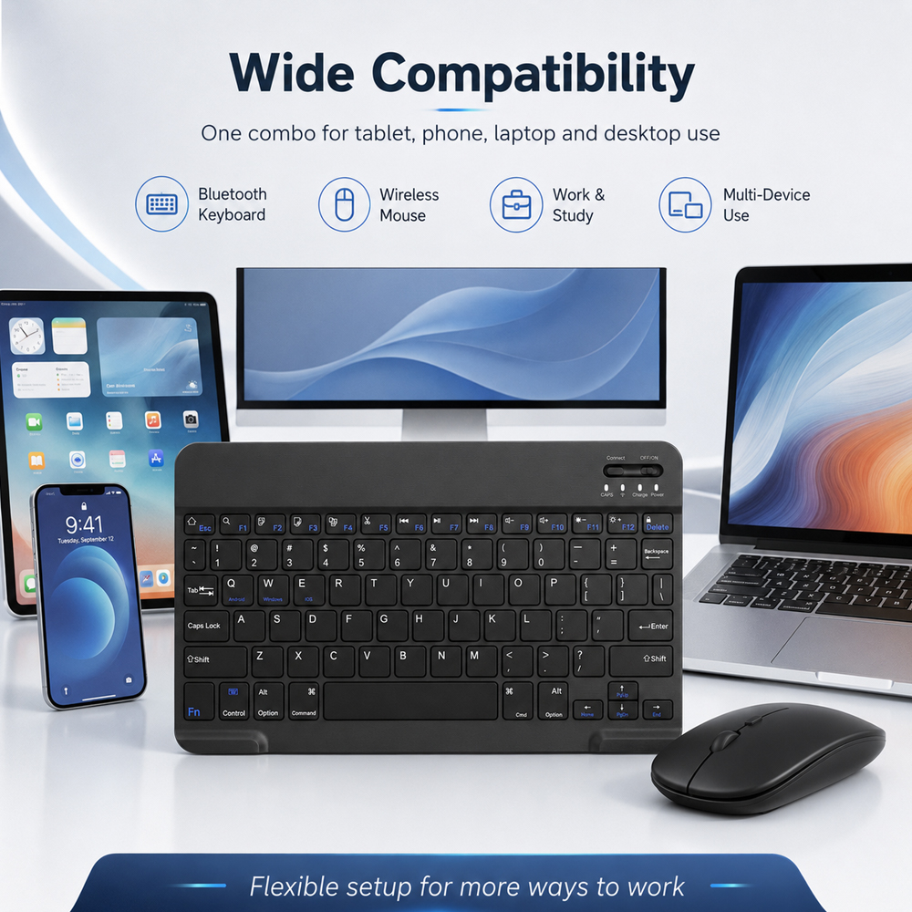 Bluetooth Wireless Keyboard Fo - Wireless Keyboard Mini ulasan dan harga