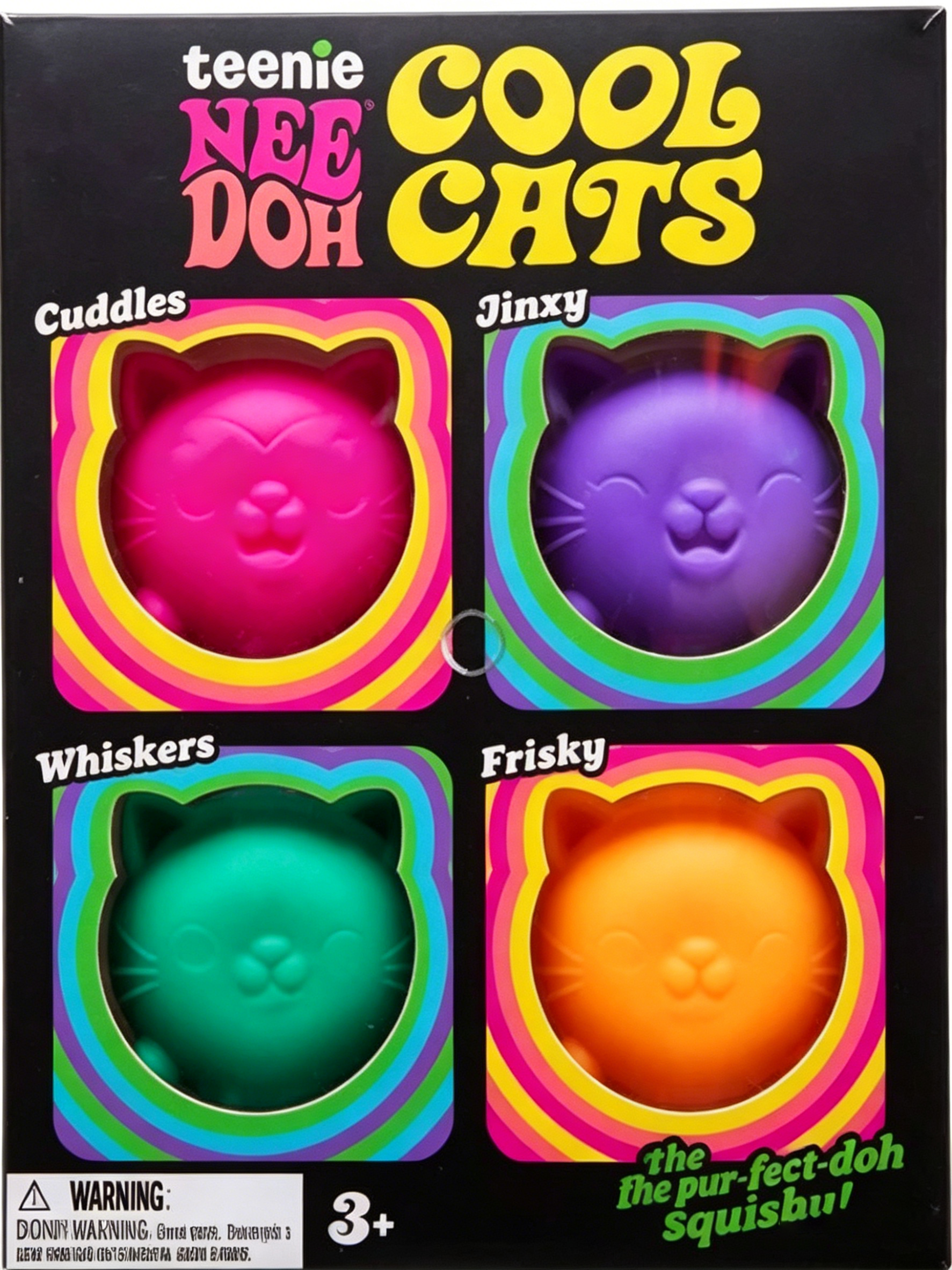 NeeDoh Teenie Cool Cats 4 Pack - Electronics Latest Gadgets ulasan dan harga