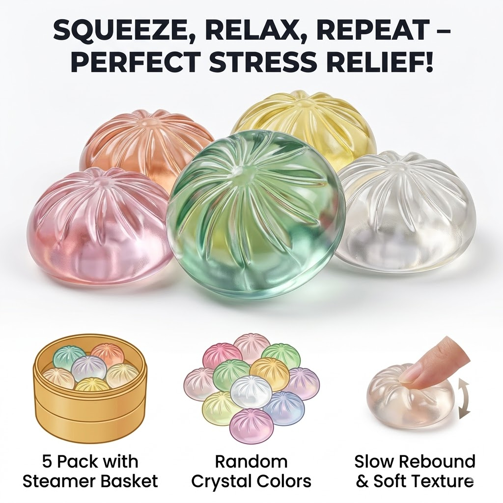 5Pcs Soft Squeeze Mini Dumplin - Electronics Latest Gadgets ulasan dan harga